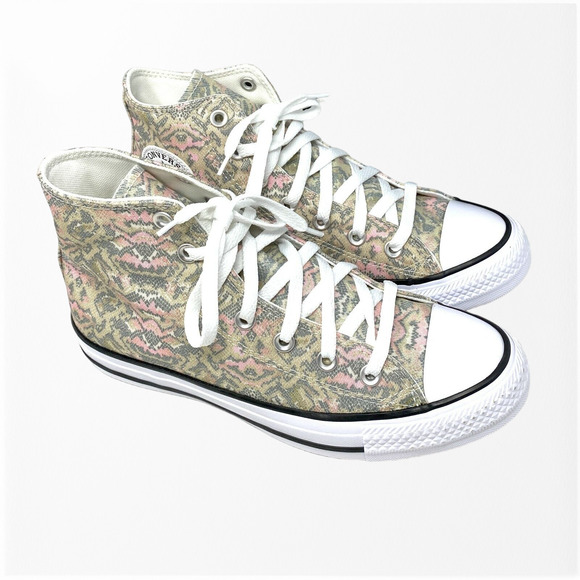 (65% OFF) NIB Converse Women's (CTAS) HI Pale Putty Limestone Grey Sneakers 10 - Picture 5 of 8